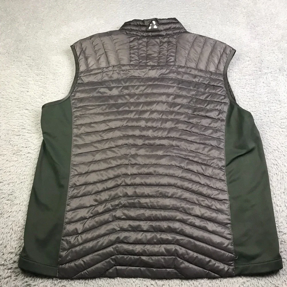 Eddie Bauer First Ascent Vest Mens XL Black StormDown 800 Insulated Puffer